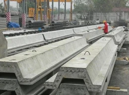 Sheet Pile Beton Corrugted Pile